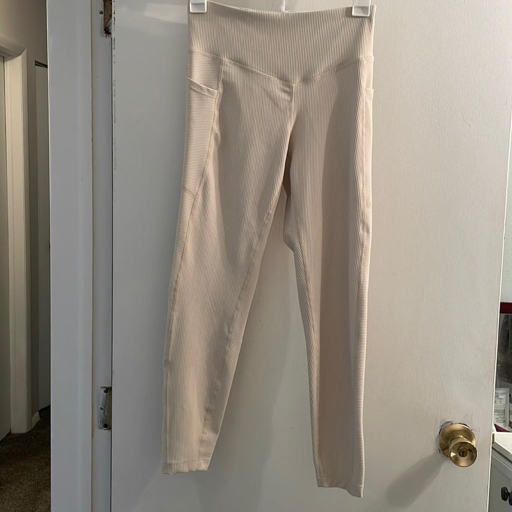 Ribbed leggings
